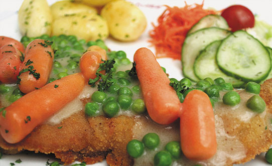 Produktbild Schnitzel 'Gärtnerinart'